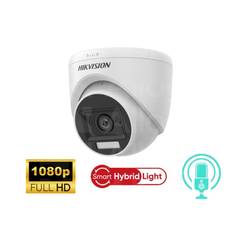 CAMARA DOMO INTERIOR 2MP 1080P PLASTICO 20 METROS IR SMART HYBRID LIGHT ...
