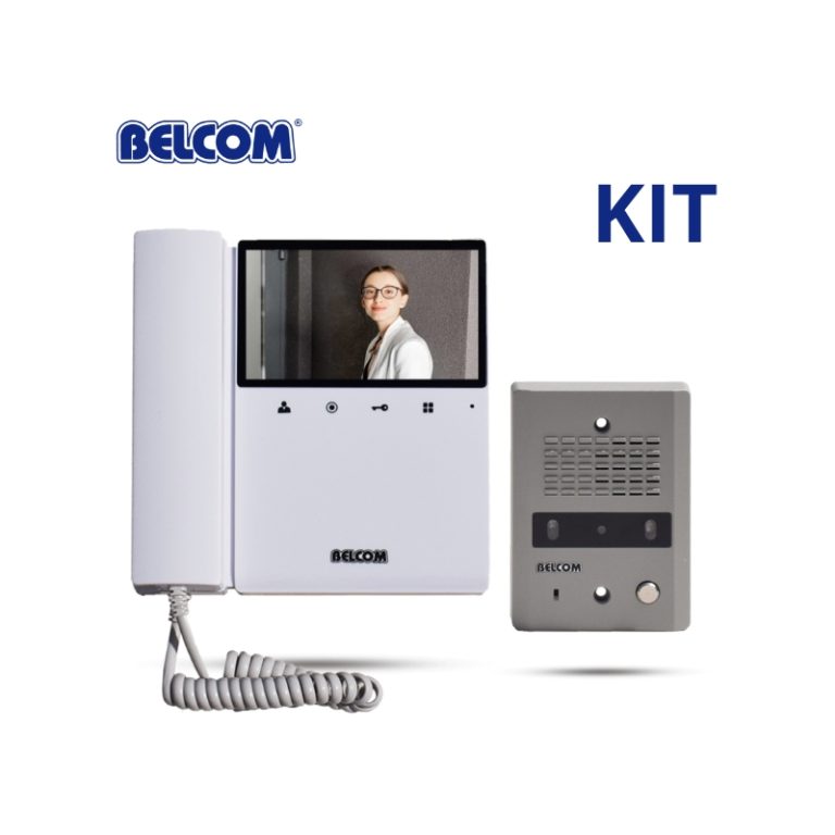 KIT VIDEO PORTERO ANALOGICO VGA 1 PISO BELCOM - Alliance Technology Perú